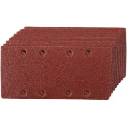 Lot de 10 papiers abrasifs auto-agrippants 187x93mm Grain 40 STEINER