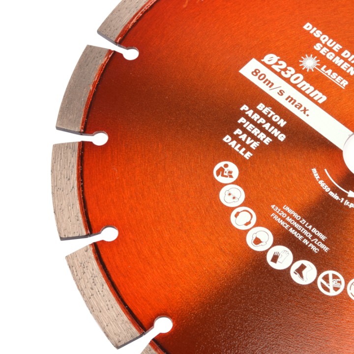 Disque Diamant Segment Laser 230 x 22.23 mm FEROCE