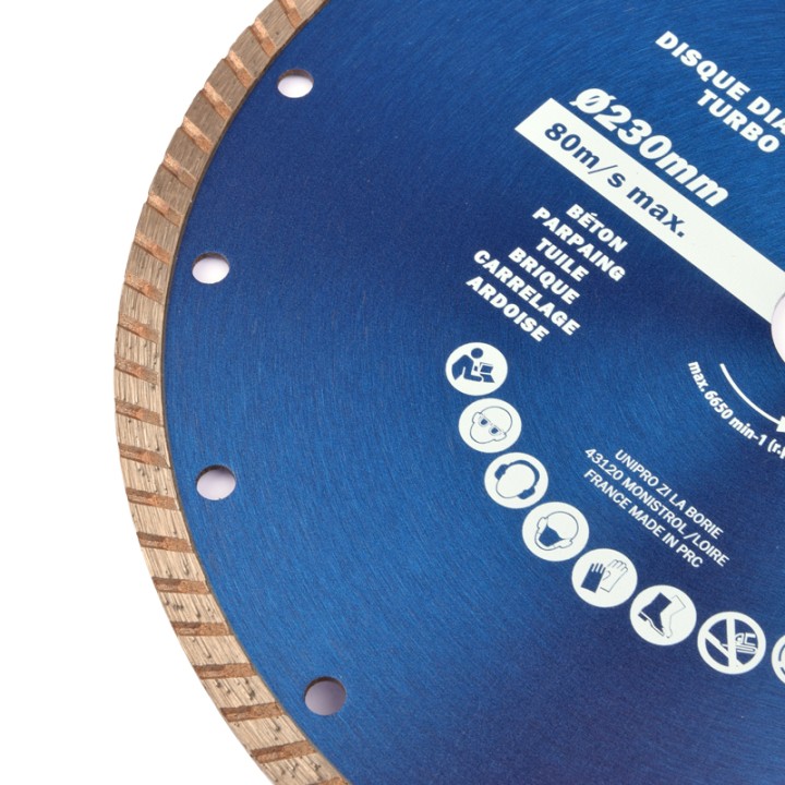Disque Diamant Turbo 125 x 22.23 mm FEROCE