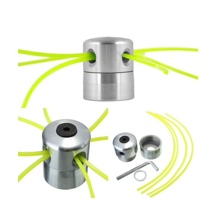 Tête de coupe aluminium universelle pour débroussailleuse