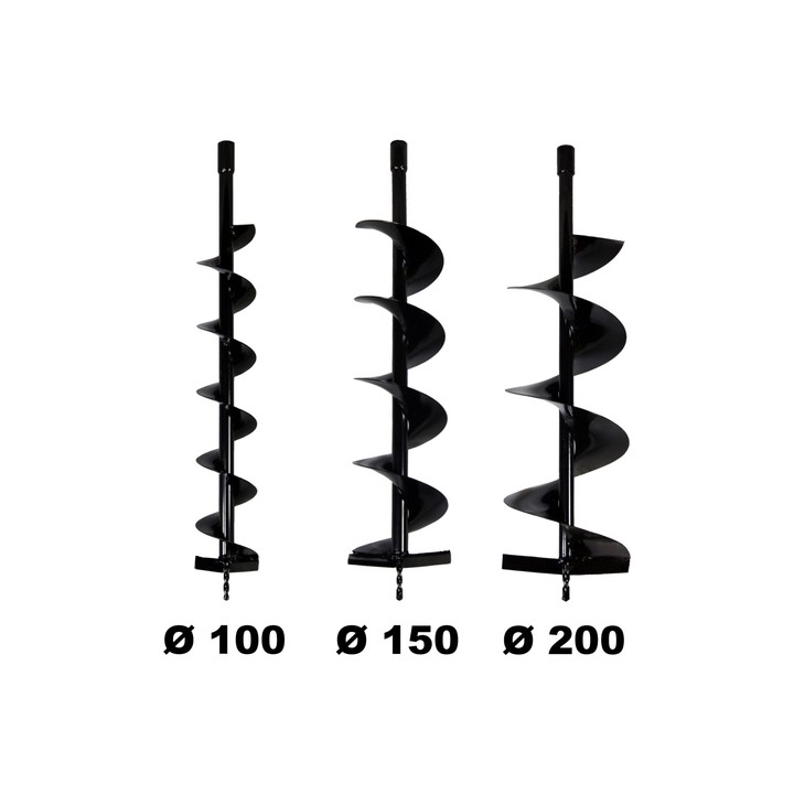 Tarière Thermique 51.7CC + lot de 3 mèches ST PIERRE DU CHAMP
