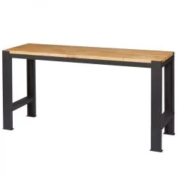 Établi d'atelier 180x60x90cm avec plateau en bois d'Hévéa FEROCE