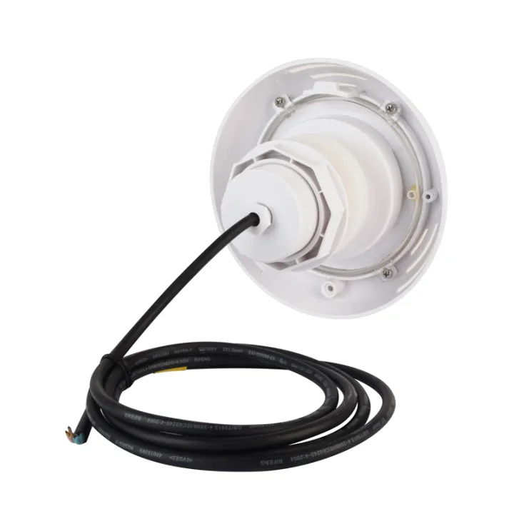 Projecteur 18W pour piscine hors sol en structure bois IP68 - blanc froid - diamètre 180 mm CREALYS