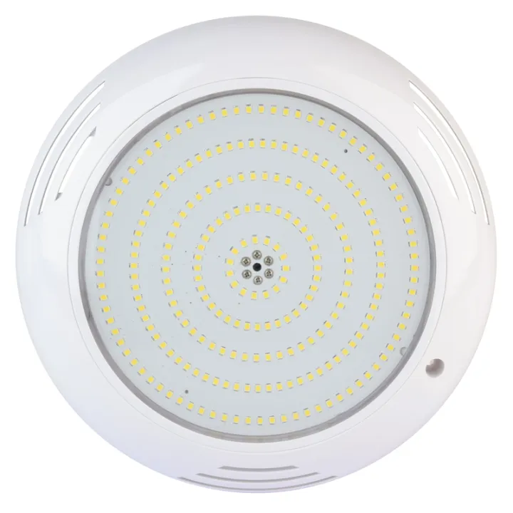 Projecteur 18W pour piscine hors sol en structure bois IP68 - blanc froid - diamètre 240 mm CREALYS