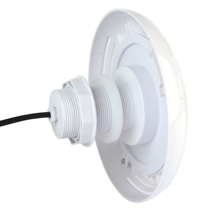 Projecteur 18W pour piscine hors sol en structure bois IP68 - couleur variable par télécommande - diamètre 240 mm CREALYS