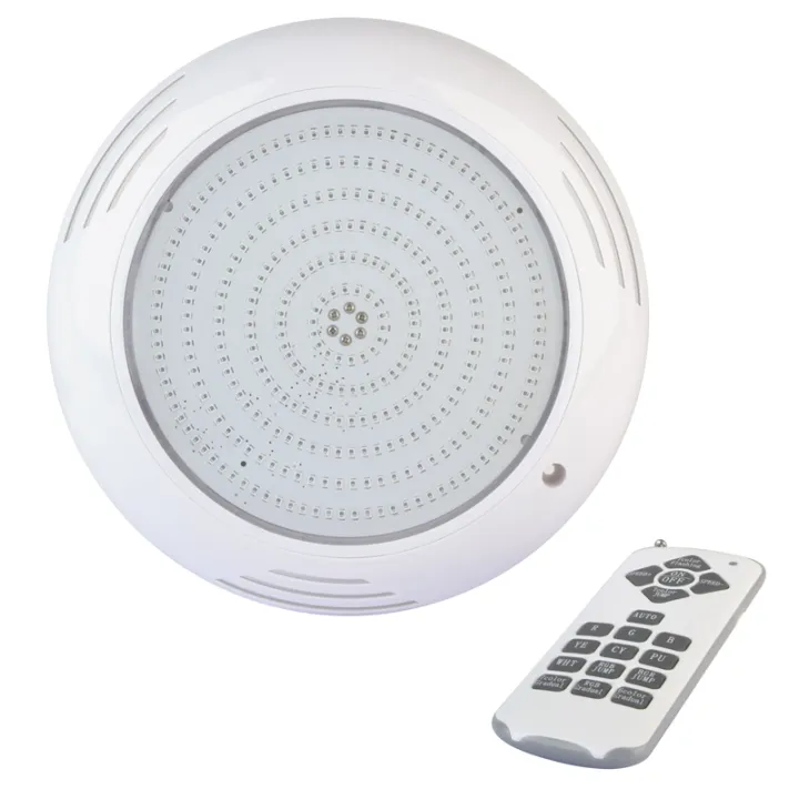 Projecteur 18W pour piscine hors sol en structure bois IP68 - couleur variable par télécommande - diamètre 240 mm CREALYS