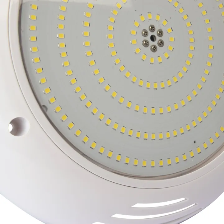 Projecteur 18W pour piscine hors sol en structure bois IP68 - blanc froid - diamètre 240 mm CREALYS