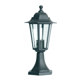 Borne Lumineuse Extérieure 100W Noire INITIALIS