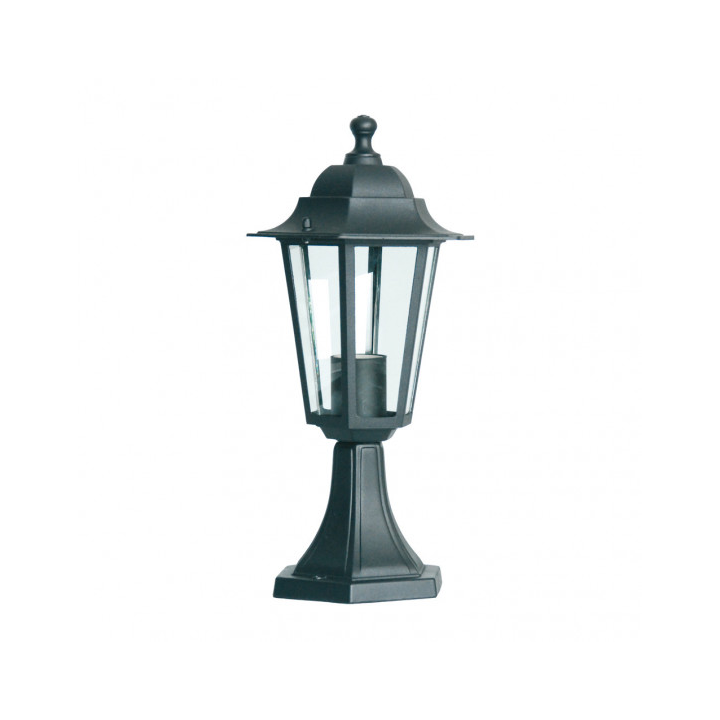 Borne Lumineuse Extérieure 100W Noire INITIALIS