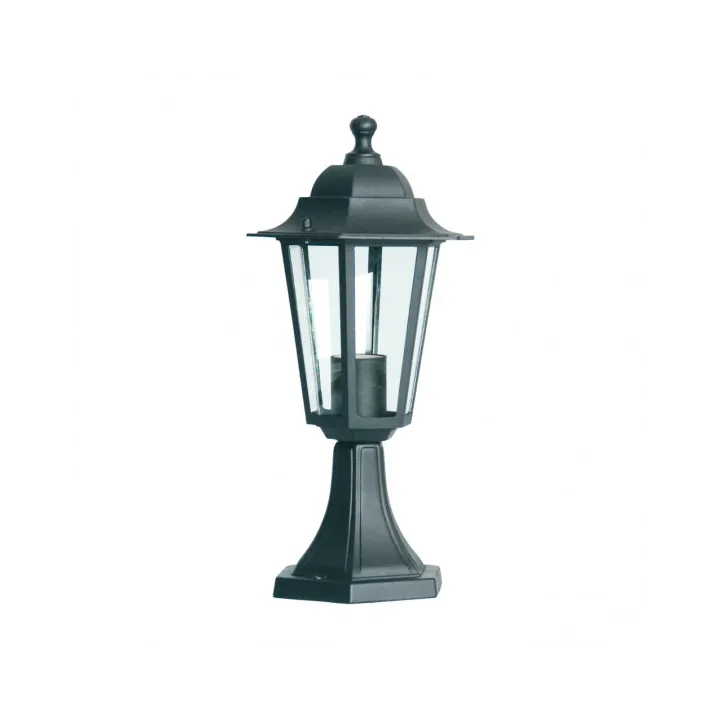 Borne Lumineuse Extérieure 100W Noire INITIALIS