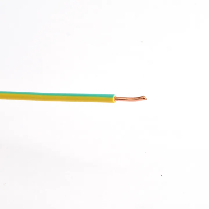 Câble H07VK – 1.5MM2 – Vert/Jaune - Bobine de 100M - fil rigide