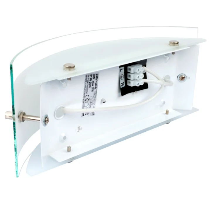 Applique verre halogène 80W max R7s