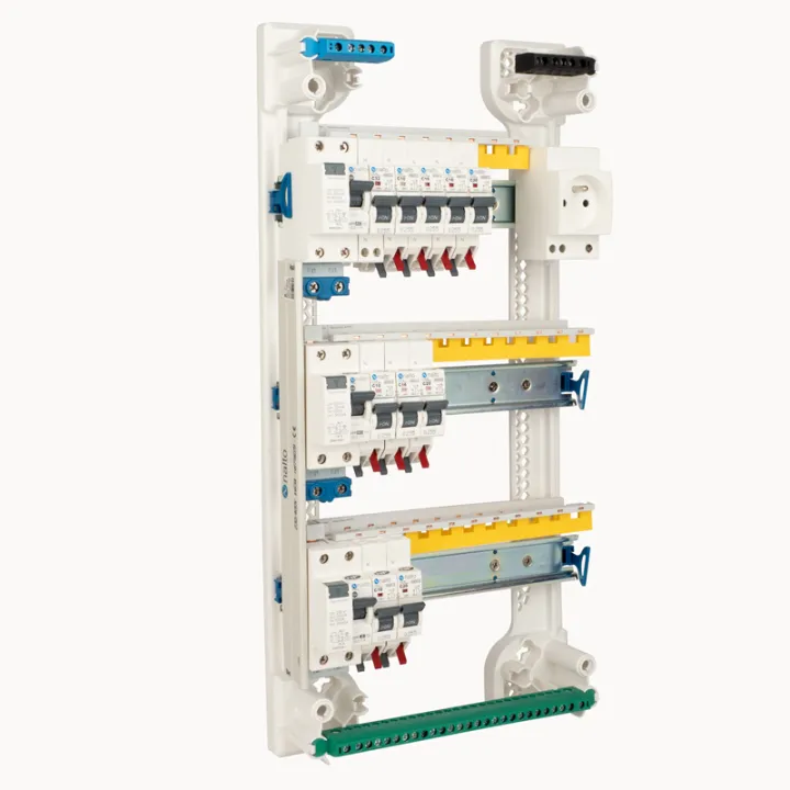 Peigne vertical - 3 rangées pour connexion interrupteur différentiel NALTO