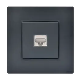 Prise RJ45 Murale Cat. 6 Simple Anthracite NOANE