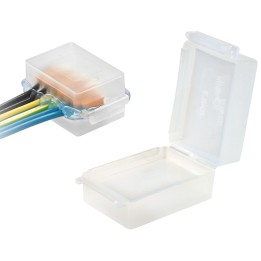 Lot de 2 Boîtiers de Connexion  Étanche Pré-rempli de gel isolant