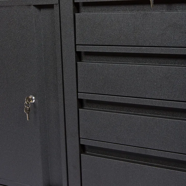Servante d'Atelier 4 Tiroirs + 1 Armoire 1 porte sur roues Hauteur 81cm FEROCE