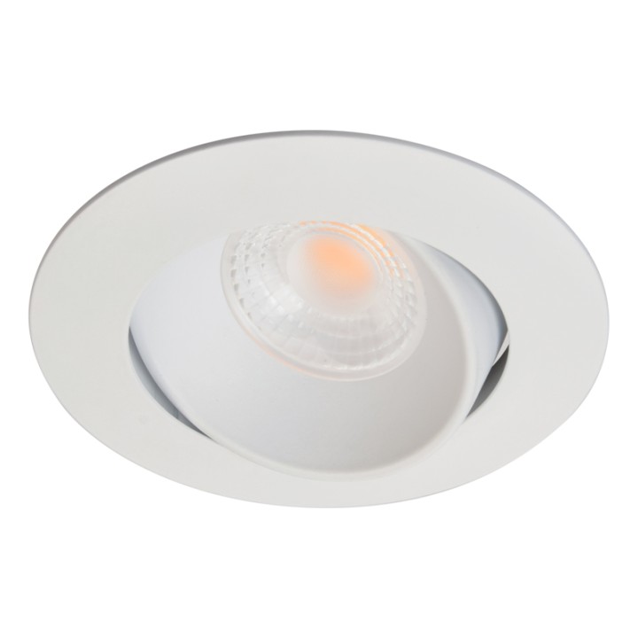Spot à encastrer Orientable Variable 7W LED COB Blanc CREALYS