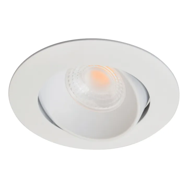 Spot à encastrer Orientable Variable 7W LED COB Blanc CREALYS