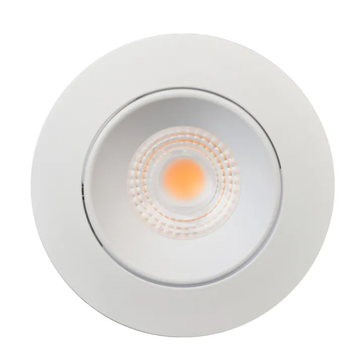 Spot à encastrer Orientable Variable 7W LED COB Blanc CREALYS
