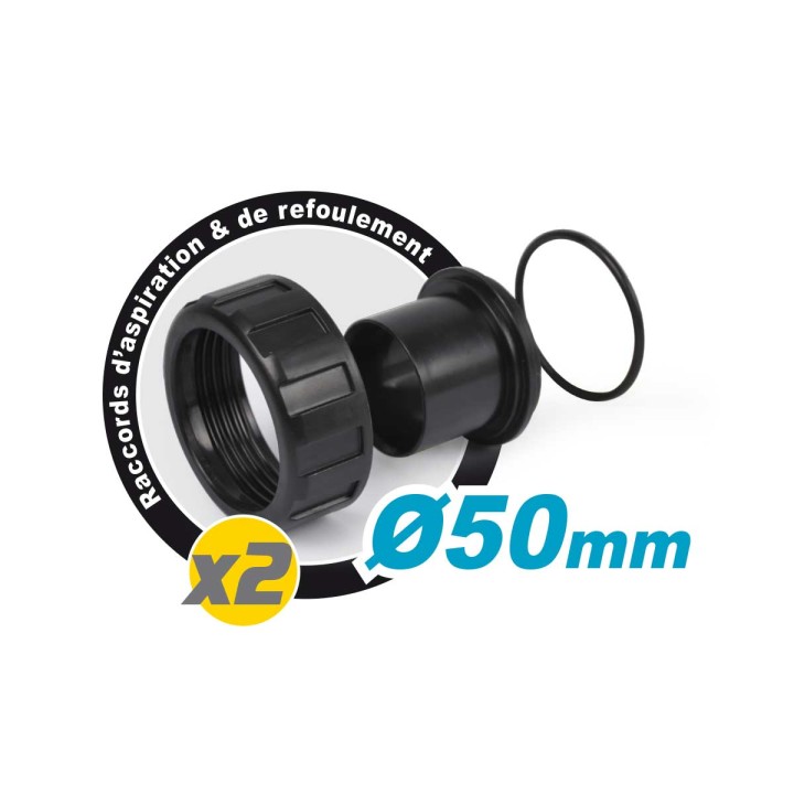 Pompe Filtration Piscine Hors Sol et Enterrée 900W 20m³/h Auto Amorçante KORMAN