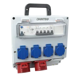 Coffret d'atelier mural monophasé et triphasé OHMTEC