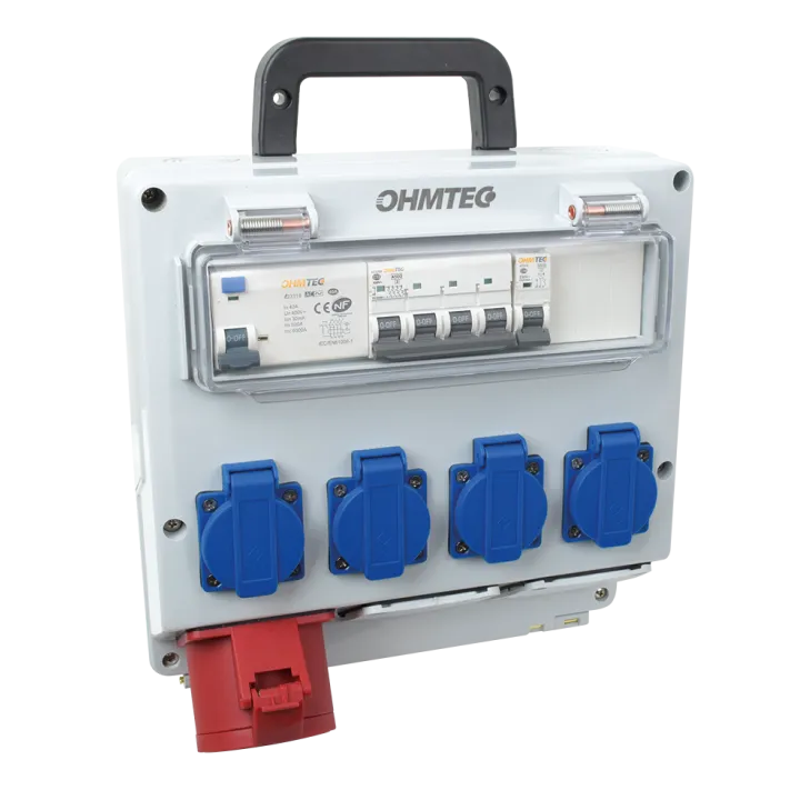 Coffret d'atelier mural monophasé et triphasé OHMTEC