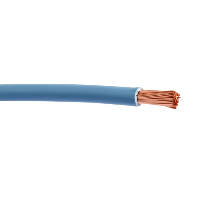 Fil électrique bleu H07VK souple 16mm² – vendu au mètre
