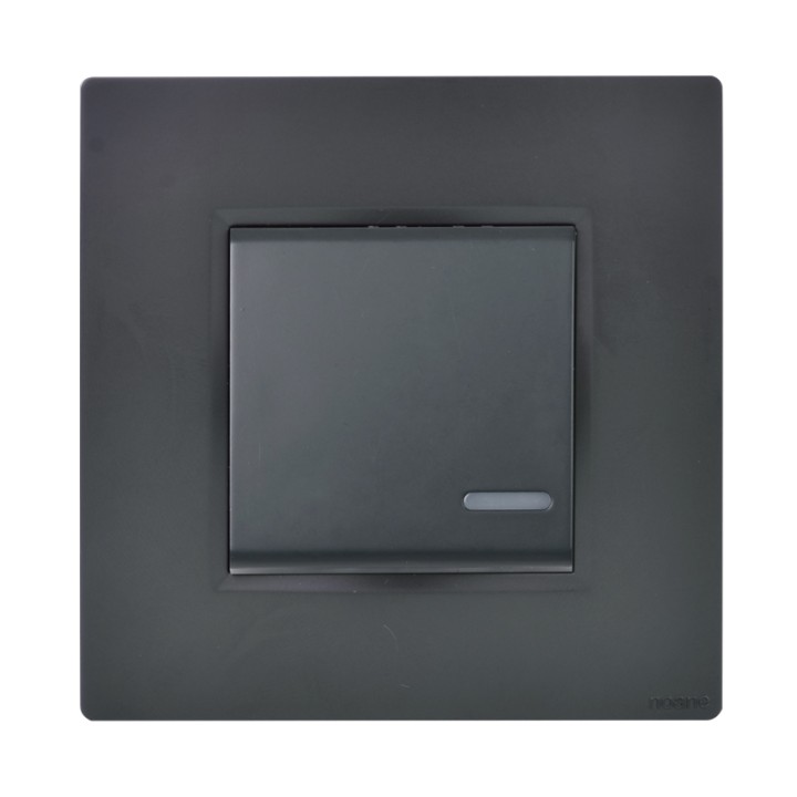 Poussoir à Témoin + Support Anthracite NOANE