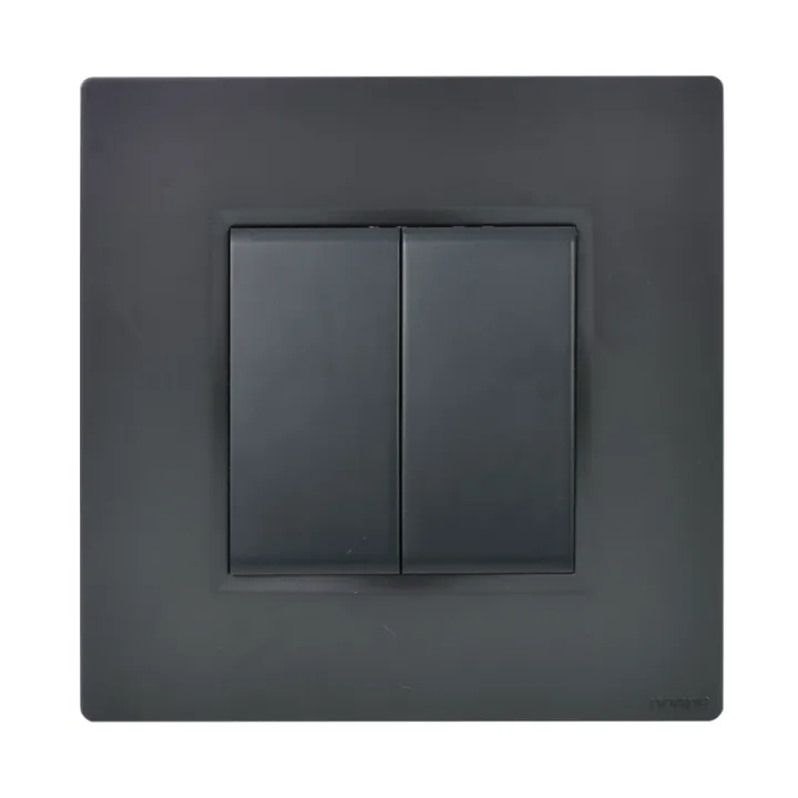 Double Poussoir + Support Anthracite NOANE