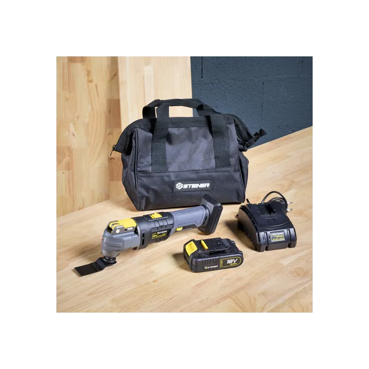 Pack sans fil 18V Outil multifonction + 1 Batterie + 1 Chargeur STEINER