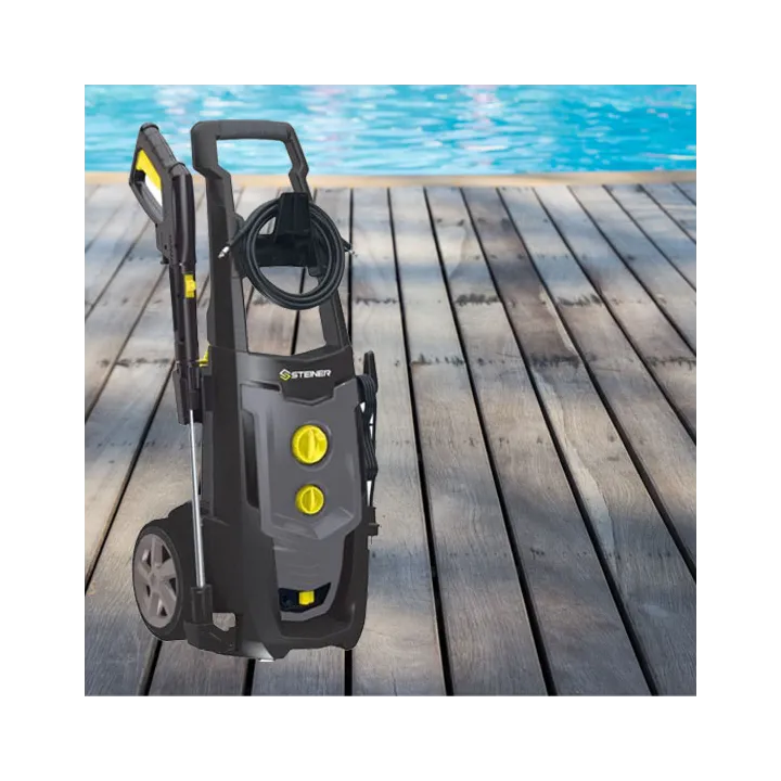 Nettoyeur haute pression électrique 2000W 160 Bar + lance turbo + lance à jet réglable STEINER