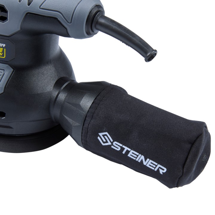 Ponceuse Excentrique 240W 125MM + Accessoires STEINER