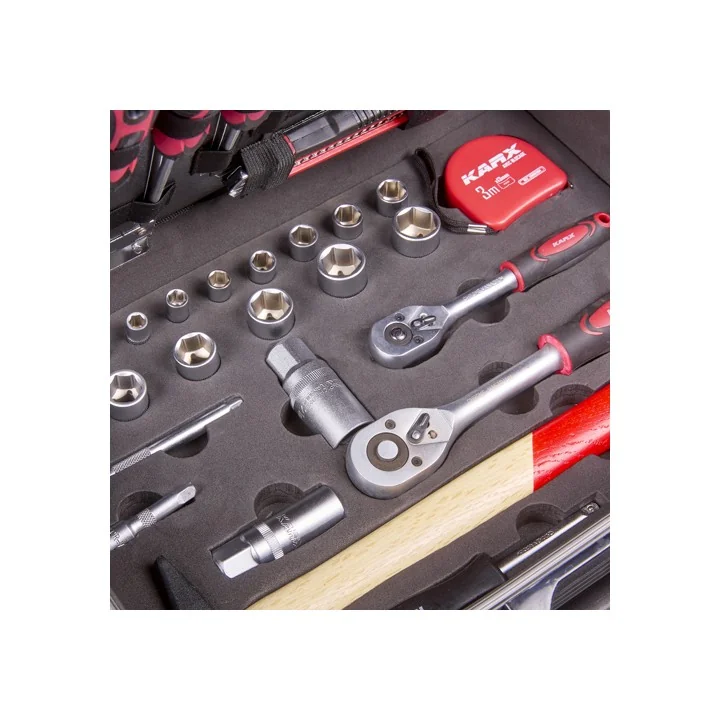 Mallette à outils alu 110 pièces