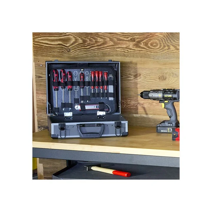 Mallette à outils alu 110 pièces
