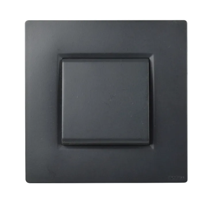 NOANE Lot de 5 Interrupteurs Va et Vient Complets Anthracite 