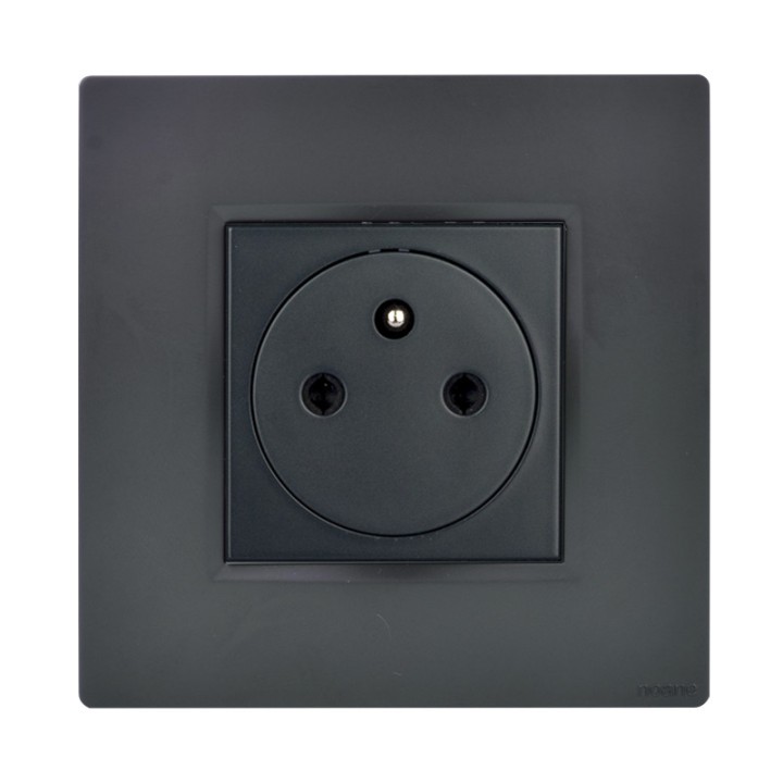 NOANE Lot 5 Prises 2P+T Affleurantes 16A Complètes Anthracite 