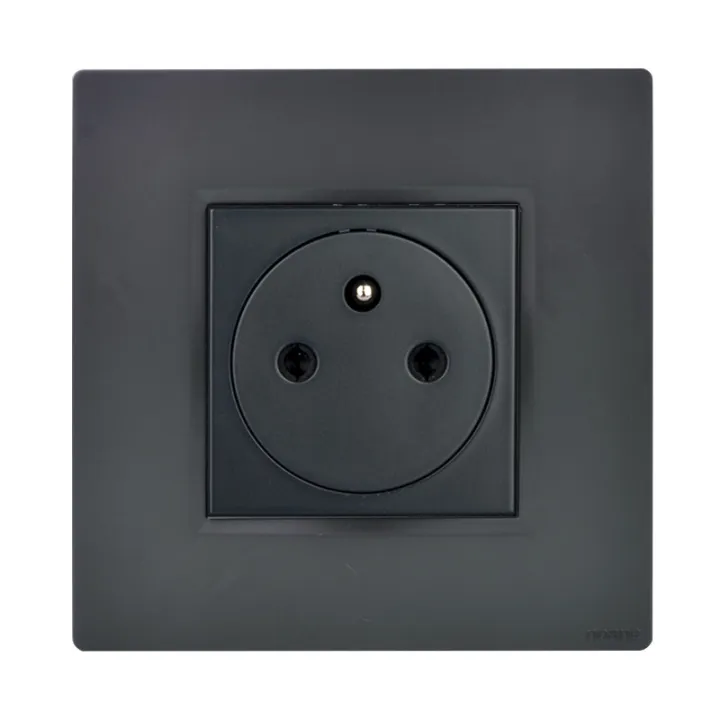 NOANE Lot 5 Prises 2P+T Affleurantes 16A Complètes Anthracite 