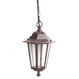 Suspension Extérieure 60W max E27 Fonte Rouille LOAN