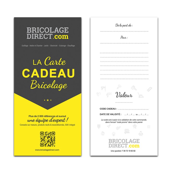 La Carte Cadeau Bricolage 50€