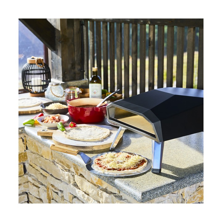 Four à Pizza à Gaz + Pelle à Pizza Offerte ROSTER