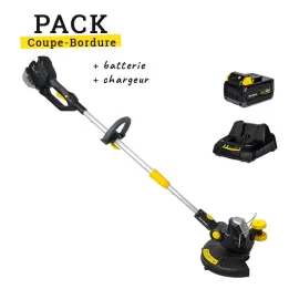 Coupe-bordure sans fil 40V brushless li-ion + 1 batterie + chargeur STEINER