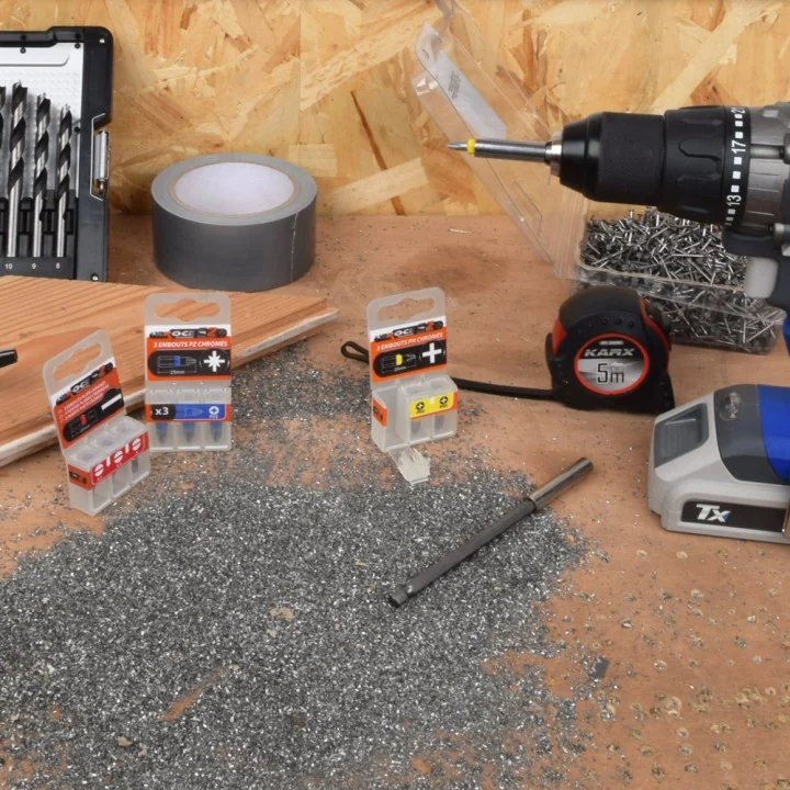 Jeu de 3 Embouts Torx T25 x25mm FEROCE