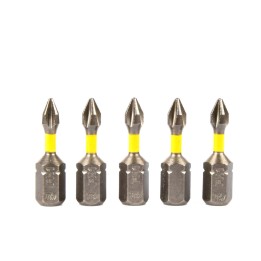 Jeu de 5 Embouts Cruciforme Impact Torsion PH1 25mm KORMAN TX