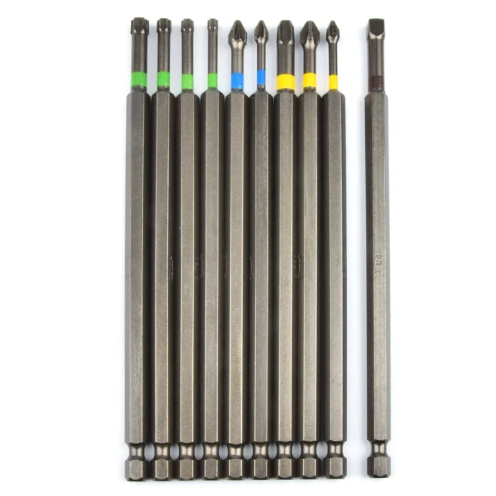 Jeu de 10 Embouts Impact Torsion 150mm KORMAN TX