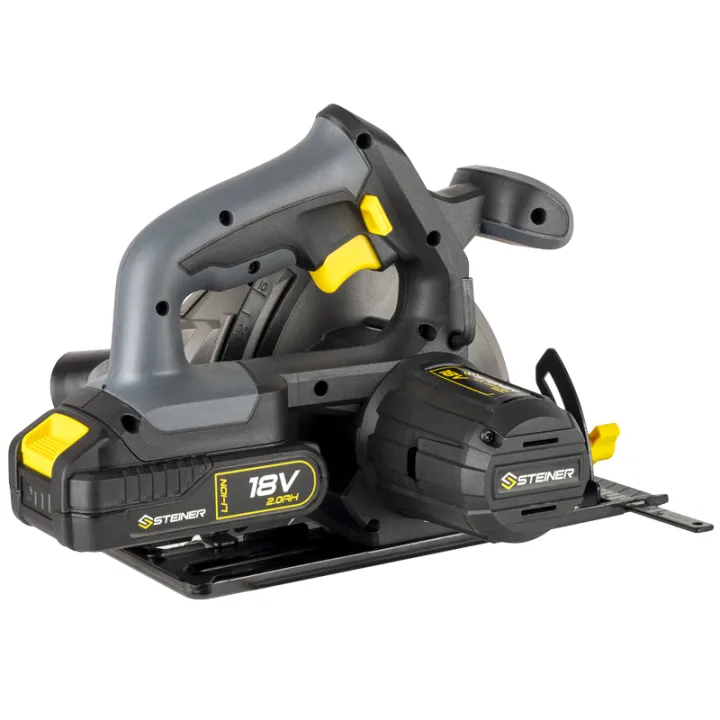 Scie circulaire 165mm sans fil 18V Li-ion STEINER (Sans batterie / Sans chargeur)