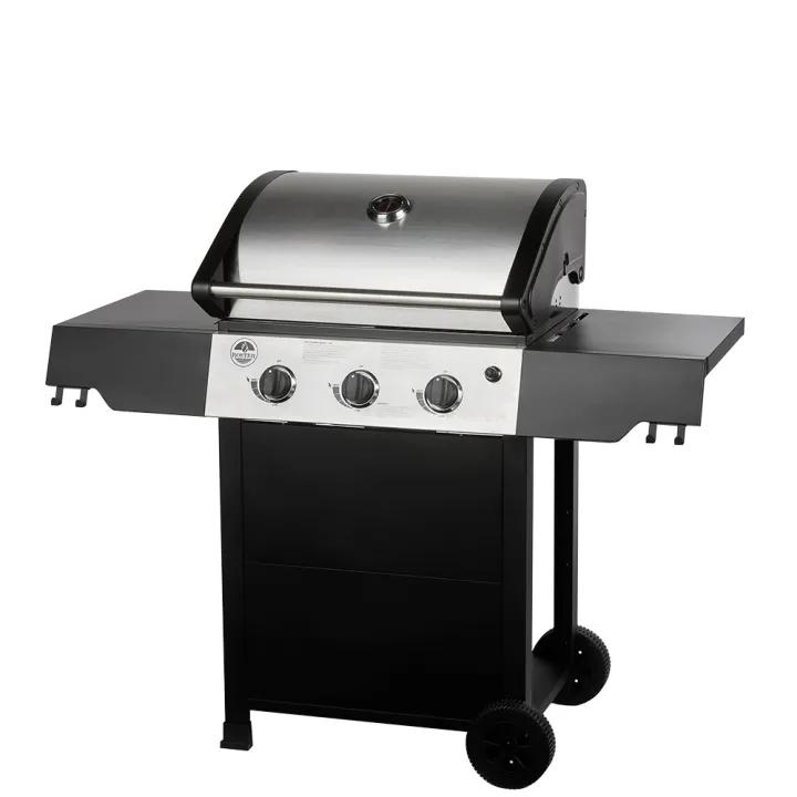 Barbecue Gaz ROSTER 3 Brûleurs Plancha Intégrale