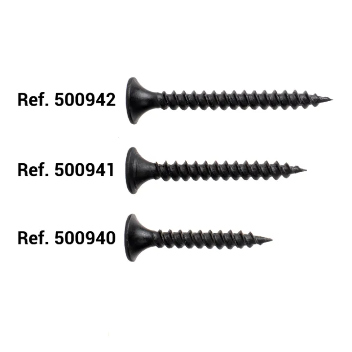 Boîte de 500 Vis Placo Noir 3.5x25mm