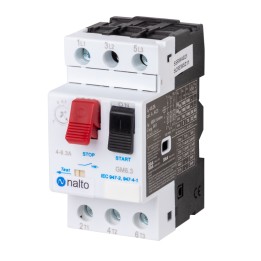 Disjoncteur Magneto Thermique 4 à 6,3A Monophasé ou Triphasé 3 Pôles 