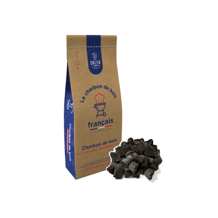 Sac De Charbon de Bois 20L Qualité Supérieure SOLER