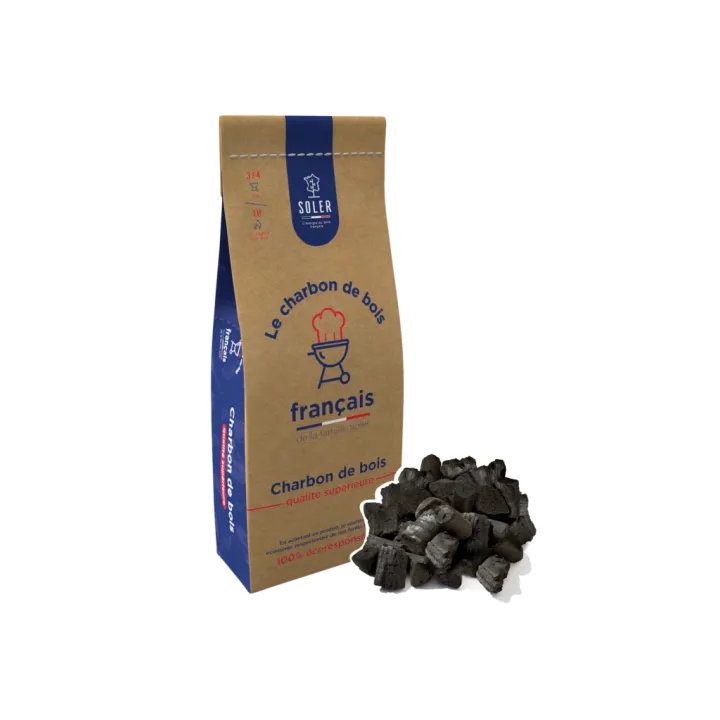 Sac De Charbon de Bois 20L Qualité Supérieure SOLER